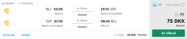 Billige flybilletter til Berlin